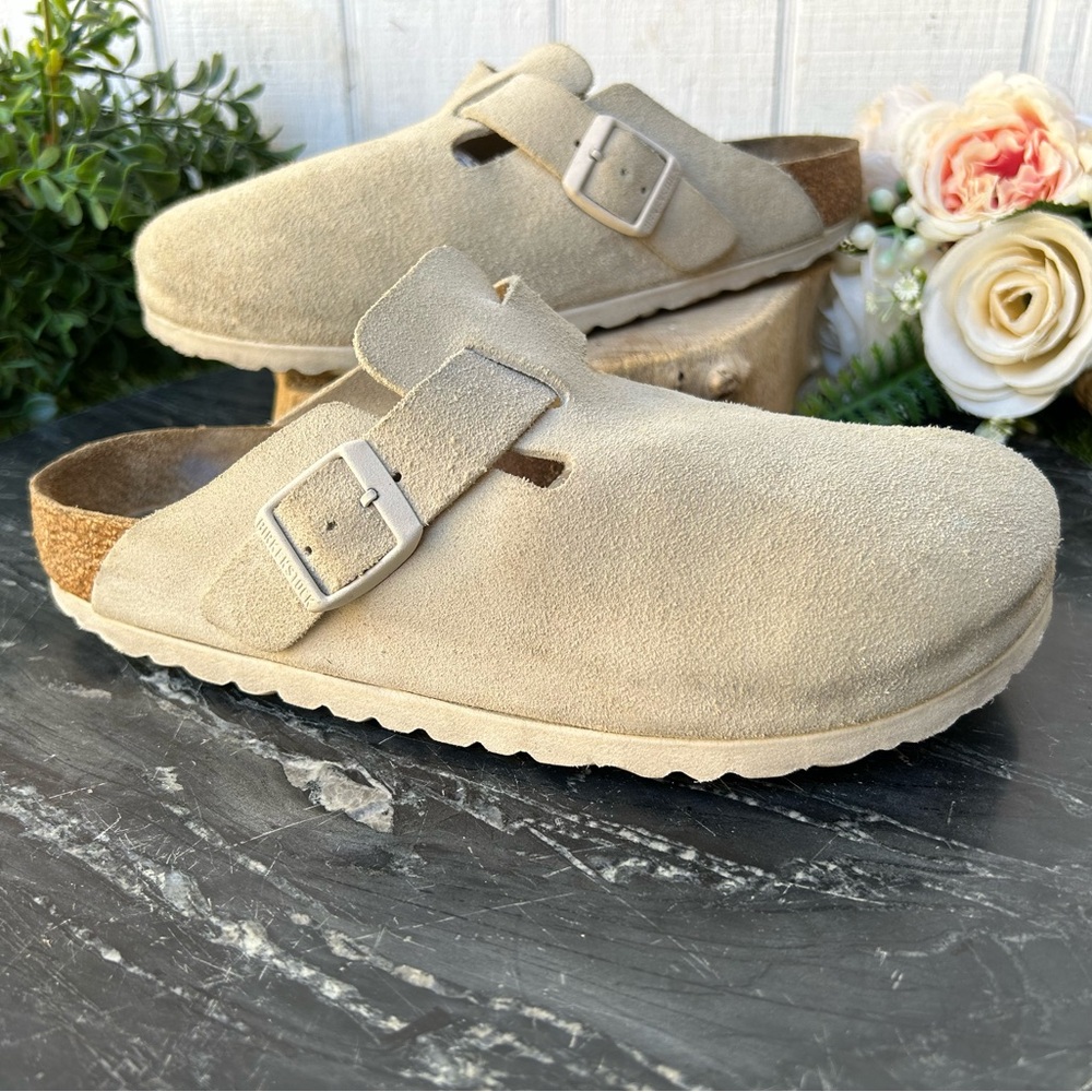 BIRKENSTOCK Boston Suede Leather 
Color: Oyster size UK 37 US 6-6.5 - Picture 6 of 16